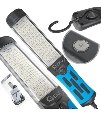 LED dirbtuvių lempa su magnetu, kabliu ir laidu, 230V, 15W, 5 m