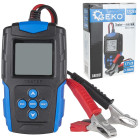 Akumuliatorių testeris Geko LCD – 12/24V, 3Ah–200Ah