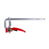 Kaltinis F tipo reketo staliaus spaustuvas 250x80mm