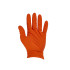 Nitrilinės pirštinės SOLID GRIP, oranžinės, 50 vnt., L
