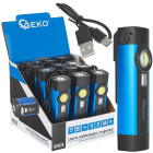 Daugiafunkcis žibintuvėlis su magnetais ir UV šviesa – ekspozicinė dėžutė (12/96), LED COB, 5W, 2000mAh, 300lm, IP54