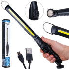 Reguliuojamas dirbtuvių šviestuvas su magnetu, LED COB, 10W 1800mAh 450lm IP44