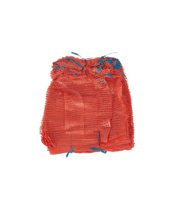 Tinklelinis maišas su užveržimu, oranžinis, 30x50cm, 5kg (100/2000/6000)