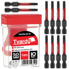 Smūginis antgalis Tvardy S2 – dėžutė (10/100/1200), T20, 50mm
