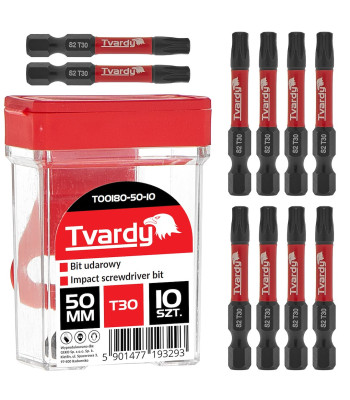 Tvardy smūginis antgalis, dėžutė (10/100/1200) – T30 50mm S2