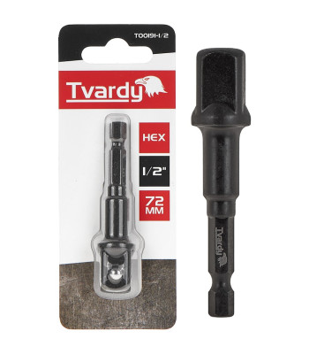 Smūginis adapteris Tvardy HEX 1/2" 75mm