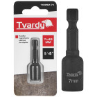 Smūginis magnetinis antgalis Tvardy varžtams 7mm x 48mm 1/4