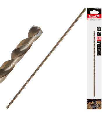 Auksinis ilgas metalo grąžtas HSS DIN1869 (50/200) 4.0 x 220mm