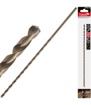 Auksinis ilgas metalo grąžtas HSS DIN1869 (50/100/200) 4.5 x 235mm
