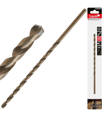 Ilgas auksinis grąžtas metalui HSS DIN1869 (50/200), 6.0 x 205 mm