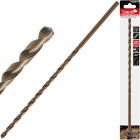 Auksinis ilgas metalo grąžtas 7.0 x 290mm HSS DIN1869 (25/100)