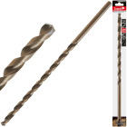 Auksinės spalvos ilgas grąžtas metalui HSS DIN1869 12.0 x 375mm (25/50/100)