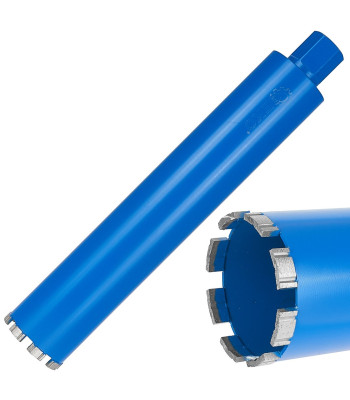 Deimantinė karūninė grąžta sausam ir šlapiam gręžimui 8T 82x10x450mm 1.1/4"