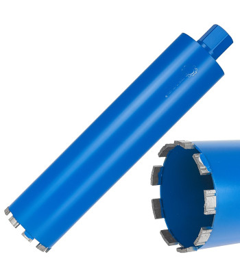 Deimantinė gręžimo karūna sausam ir šlapiam gręžimui 9T 1.1/4″ 102x10x450mm
