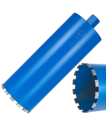Deimantinis karūninis grąžtas sausam ir šlapiam gręžimui, 14T 1.1/4" 162x10x450mm