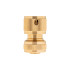 Žalvarinė greitoji jungtis su vandens stabdymu BRASS-LINE 1/2" (10/80)