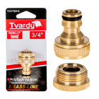 Jungtis prie čiaupo su reduktoriumi BRASS-LINE 3/4
