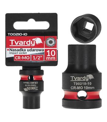 Smūginė galvutė, 6-kampė, CR-MO, Tvardy 1/2" 10mm (10/200)