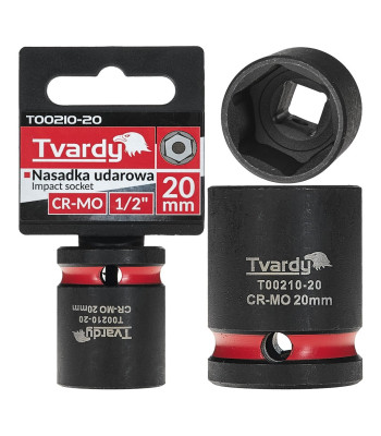 Smūginė galvutė, šešiakampė, CR-MO – 1/2", 20 mm (10/120)