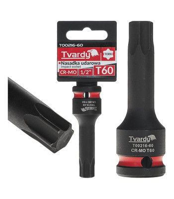 Smūginė TORX galvutė CR-MO (10/100), 1/2" T60