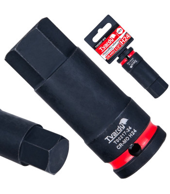 Smūginė HEX galvutė Tvardy 1/2" H24 CR-MO