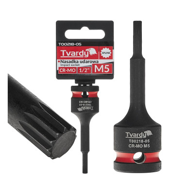 Smūginė galvutė Tvardy SPLINE CR-MO M5 1/2″