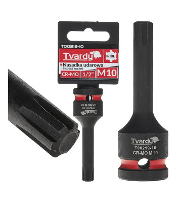 Smūginė galvutė Tvardy RIBE CR-MO, 1/2″, M10 (10/100)