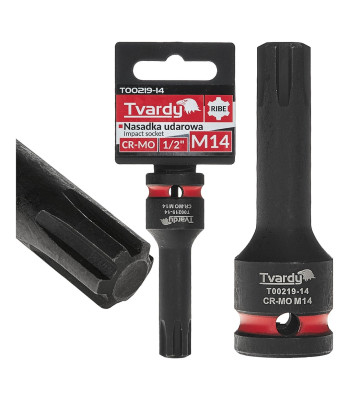 Smūginė RIBE galvutė Tvardy CR-MO 1/2" M14 (10/100)