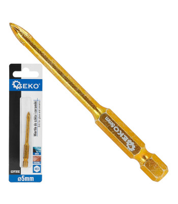 Grąžtas stiklui ir keramikai HEX 5 mm