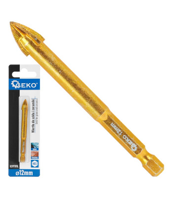 Grąžtas stiklui ir keramikai HEX 12 mm