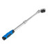 Teleskopinis terkšlinis raktas su lankstoma galvute, 1/2", 370–510 mm, 72T CrV