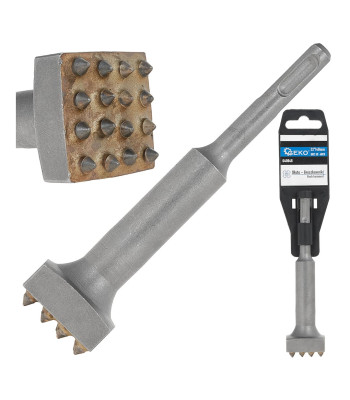 Betono ir akmens šiurkštinimo kaltas SDS Plus, 32 × 32 mm, 140 mm