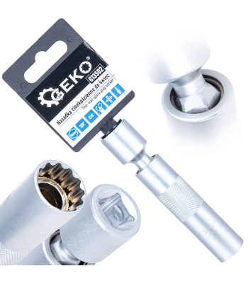 Plonasienė uždegimo žvakių galvutė su lankstu CrV 14 mm 3/8"