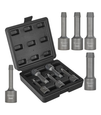 Smeigių išsukimo galvučių rinkinys SNCM+V, 5 elementai, 8–16 mm, 1/2"