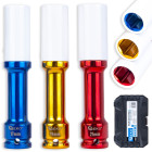 Ilgų smūginių galvučių aliuminio ratlankiams rinkinys 17 mm, 19 mm, 21 mm