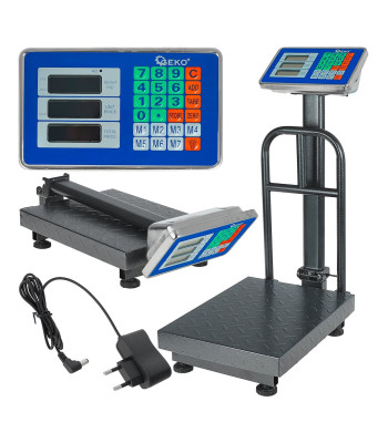 Platforminės svarstyklės su LCD ekranu, 150 kg