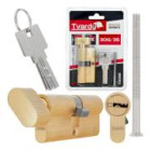 Spynos cilindras su rankenėle, žalvario spalvos 30g/35G mm