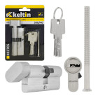 Spynos cilindras su rankenėle, nikeliuotas 30G/40