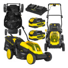 Akumuliatorinė bešepetėlinė vejapjovė CoreX 20V, 2x4.0Ah, 38 cm, TPLM38DC40