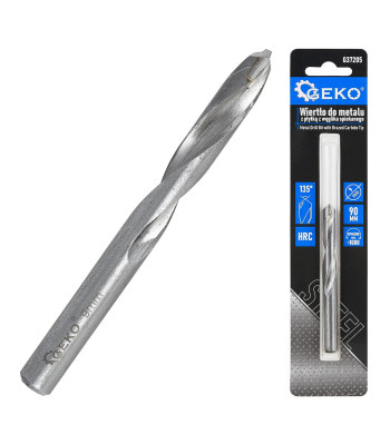 Metalo grąžtas su sukepinto karbido plokštele 9x90 mm