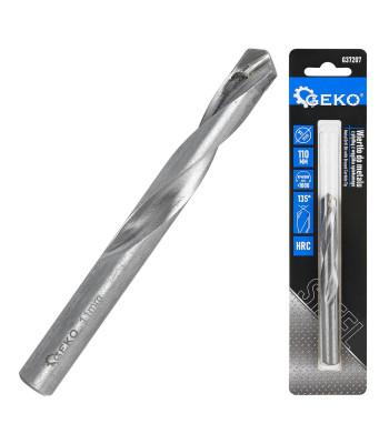 Metalo grąžtas su kietlydinio plokštele 11x110 mm