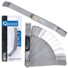 Lenktas lapelių tarpumačio matuoklis GEKO, 0.127–0.508 mm, 16 lapelių (12/120)