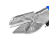 Kampinės žirklės tarpinėms pjauti, 45–135°, 220 mm (12/48)