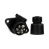 Priekabos lizdas, tipas S, 7PIN, 24V