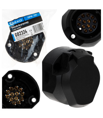 Priekabos lizdas 13PIN 12V