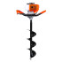Benzininis žemės grąžtas su grąžtais ir adapteriu 10 cm, 15 cm, 20 cm, 50 cm