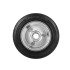 Plieninis guminis ratukas, 100 mm, 60 kg