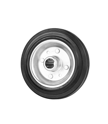 Plieninis guminis ratukas, 160 mm, 130 kg