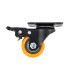 Pasukamų ratukų rinkinys, 2 su stabdžiu ir 2 be stabdžio, 40 mm, 40 kg