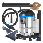 Plaunamasis dulkių siurblys INOX 1400W 20L